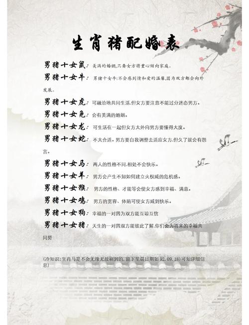 “猪鸡”打一正确的生肖的简单介绍