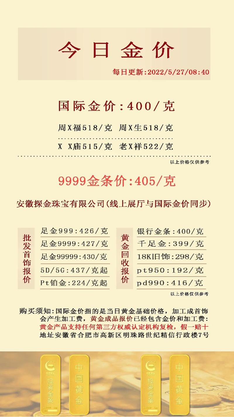 黄金价格,黄金价格今天回收多少一克