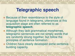 telegraphicspeechstage的简单介绍