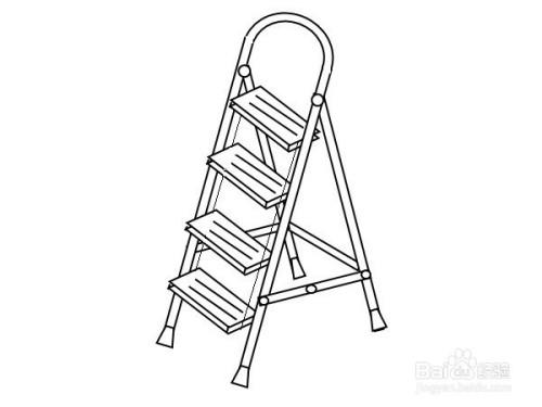 安吉梯子简笔画怎么画,安吉梯子简笔画怎么画图片