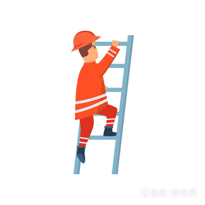 消防梯子图片卡通可爱,消防梯子图片卡通可爱版