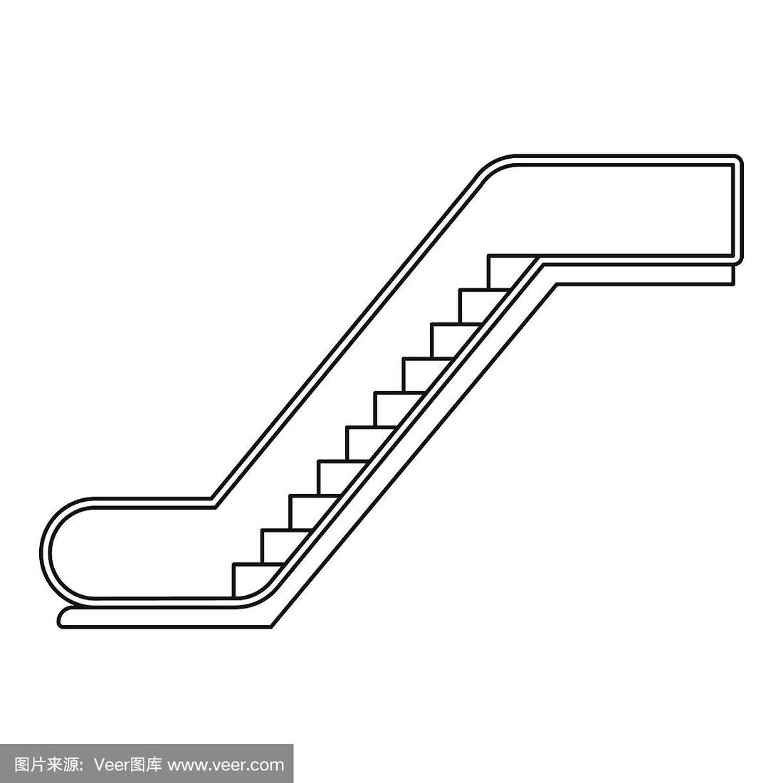 简笔画梯子,梯子简笔画 儿童画