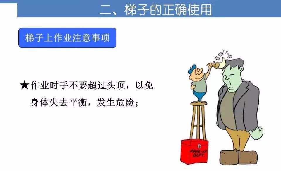 梯子作业安全注意事项,梯子作业安全注意事项图片